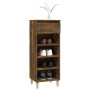 Mueble zapatero madera contrachapada roble ahumado 40x36x105 cm de vidaXL, Zapateros y organizadores de calzado - Ref: Foro24...