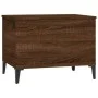 Plywood oak brown coffee table 60x44.5x45 cm by vidaXL, Coffee table - Ref: Foro24-819579, Price: 58,18 €, Discount: %