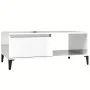 Glossy white plywood coffee table 90x50x36.5 cm by vidaXL, Coffee table - Ref: Foro24-821054, Price: 49,21 €, Discount: %