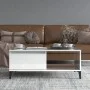 Glossy white plywood coffee table 90x50x36.5 cm by vidaXL, Coffee table - Ref: Foro24-821054, Price: 49,21 €, Discount: %
