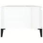 Glossy white plywood coffee table 90x50x36.5 cm by vidaXL, Coffee table - Ref: Foro24-821054, Price: 49,21 €, Discount: %