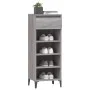 Mueble zapatero madera contrachapada gris Sonoma 40x36x105 cm de vidaXL, Zapateros y organizadores de calzado - Ref: Foro24-8...