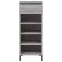 Mueble zapatero madera contrachapada gris Sonoma 40x36x105 cm de vidaXL, Zapateros y organizadores de calzado - Ref: Foro24-8...