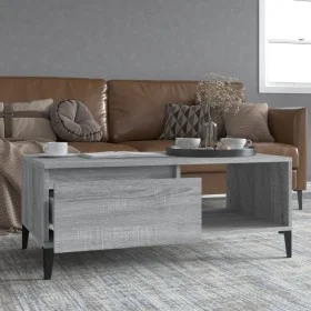Mesa de centro madera contrachapada gris Sonoma 90x50x36,5 cm de vidaXL, Mesas de centro - Ref: Foro24-821058, Precio: 73,73 ...