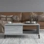 Mesa de centro madera contrachapada gris Sonoma 90x50x36,5 cm de vidaXL, Mesas de centro - Ref: Foro24-821058, Precio: 73,73 ...