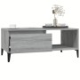 Mesa de centro madera contrachapada gris Sonoma 90x50x36,5 cm de vidaXL, Mesas de centro - Ref: Foro24-821058, Precio: 74,64 ...