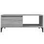 Mesa de centro madera contrachapada gris Sonoma 90x50x36,5 cm de vidaXL, Mesas de centro - Ref: Foro24-821058, Precio: 73,73 ...