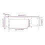 Mesa de centro madera contrachapada gris Sonoma 90x50x36,5 cm de vidaXL, Mesas de centro - Ref: Foro24-821058, Precio: 73,73 ...