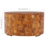 Mesa de centro de madera maciza de teca 60x60x35 cm en Mesas de centro | Comprar online en Foru.es
