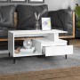 Mesa de centro madera contrachapada blanca 90x49x45 cm de vidaXL, Mesas de centro - Ref: Foro24-819620, Precio: 79,13 €, Desc...