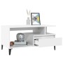 Mesa de centro madera contrachapada blanca 90x49x45 cm de vidaXL, Mesas de centro - Ref: Foro24-819620, Precio: 79,13 €, Desc...