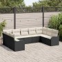 Conjunto de sofá de jardín 9 pcs Negro ratán sintético en Sofás de exterior | Comprar online en Foru.es