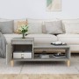 Mesa de centro madera contrachapada gris hormigón 100x50x45 cm de vidaXL, Mesas de centro - Ref: Foro24-821128, Precio: 53,45...