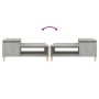 Mesa de centro madera contrachapada gris hormigón 100x50x45 cm de vidaXL, Mesas de centro - Ref: Foro24-821128, Precio: 53,45...