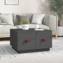 Mesa de centro de madera maciza de pino gris 60x53x35 cm de vidaXL, Mesas de centro - Ref: Foro24-820968, Precio: 84,57 €, De...