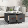 Mesa de centro de madera maciza de pino gris 60x53x35 cm de vidaXL, Mesas de centro - Ref: Foro24-820968, Precio: 84,57 €, De...