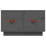 Mesa de centro de madera maciza de pino gris 60x53x35 cm de vidaXL, Mesas de centro - Ref: Foro24-820968, Precio: 84,57 €, De...