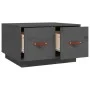 Mesa de centro de madera maciza de pino gris 60x53x35 cm de vidaXL, Mesas de centro - Ref: Foro24-820968, Precio: 71,12 €, De...