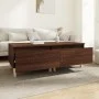 Side tables 2 units brown oak plywood 50x46x35 cm by vidaXL, Side tables - Ref: Foro24-819515, Price: 55,58 €, Discount: %