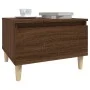 Side tables 2 units brown oak plywood 50x46x35 cm by vidaXL, Side tables - Ref: Foro24-819515, Price: 55,58 €, Discount: %