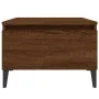 Mesa auxiliar madera contrachapada roble marrón 50x46x35 cm de vidaXL, Mesas auxiliares - Ref: Foro24-819530, Precio: 33,89 €...