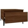 Mesa auxiliar madera contrachapada roble marrón 50x46x35 cm de vidaXL, Mesas auxiliares - Ref: Foro24-819530, Precio: 33,89 €...