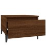 Mesa auxiliar madera contrachapada roble marrón 50x46x35 cm de vidaXL, Mesas auxiliares - Ref: Foro24-819530, Precio: 34,17 €...