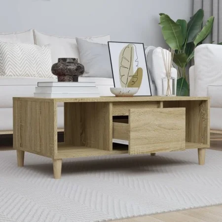 Couchtisch aus Sonoma-Eichensperrholz, 90 x 50 x 36,5 cm von vidaXL, Couchtisch - Ref: Foro24-821063, Preis: 69,51 €, Rabatt: %
