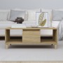 Mesa de centro madera contrachapada roble Sonoma 90x50x36,5 cm de vidaXL, Mesas de centro - Ref: Foro24-821063, Precio: 70,30...