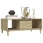 Couchtisch aus Sonoma-Eichensperrholz, 90 x 50 x 36,5 cm von vidaXL, Couchtisch - Ref: Foro24-821063, Preis: 69,51 €, Rabatt: %