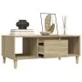Couchtisch aus Sonoma-Eichensperrholz, 90 x 50 x 36,5 cm von vidaXL, Couchtisch - Ref: Foro24-821063, Preis: 69,51 €, Rabatt: %