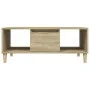 Couchtisch aus Sonoma-Eichensperrholz, 90 x 50 x 36,5 cm von vidaXL, Couchtisch - Ref: Foro24-821063, Preis: 69,51 €, Rabatt: %