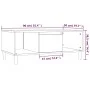 Couchtisch aus Sonoma-Eichensperrholz, 90 x 50 x 36,5 cm von vidaXL, Couchtisch - Ref: Foro24-821063, Preis: 69,51 €, Rabatt: %