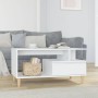 Mesa de centro madera contrachapada blanco brillo 90x49x45 cm de vidaXL, Mesas de centro - Ref: Foro24-819614, Precio: 73,39 ...