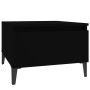 Mesas auxiliares 2 uds madera contrachapada negro 50x46x35 cm de vidaXL, Mesas auxiliares - Ref: Foro24-819519, Precio: 59,60...