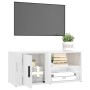 Muebles para TV 2 uds madera blanco brillo 80x31,5x36 cm de vidaXL, Muebles TV - Ref: Foro24-819441, Precio: 82,16 €, Descuen...