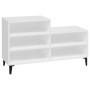 Mueble zapatero madera contrachapada blanco 102x36x60 cm de vidaXL, Zapateros y organizadores de calzado - Ref: Foro24-819732...