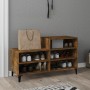 Mueble zapatero madera contrachapada roble ahumado 102x36x60 cm de vidaXL, Zapateros y organizadores de calzado - Ref: Foro24...