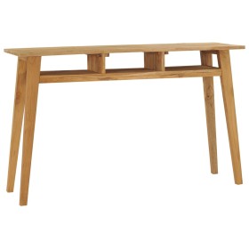 Mesa consola de madera de teca maciza 120x35x75 cm en Mesas auxiliares | Comprar online en Foru.es