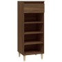 Mueble zapatero madera contrachapada roble marrón 40x36x105 cm de vidaXL, Zapateros y organizadores de calzado - Ref: Foro24-...