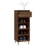 Mueble zapatero madera contrachapada roble marrón 40x36x105 cm de vidaXL, Zapateros y organizadores de calzado - Ref: Foro24-...