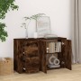 Aparador madera contrachapada roble ahumado 100x33x59,5 cm de vidaXL, Aparadores - Ref: Foro24-821001, Precio: 101,81 €, Desc...