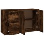 Aparador madera contrachapada roble ahumado 100x33x59,5 cm de vidaXL, Aparadores - Ref: Foro24-821001, Precio: 101,81 €, Desc...