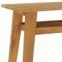 Mesa consola de madera de teca maciza 120x35x75 cm en Mesas auxiliares | Comprar online en Foru.es