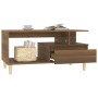 Mesa de centro madera contrachapada roble marrón 90x49x45 cm de vidaXL, Mesas de centro - Ref: Foro24-819619, Precio: 64,37 €...