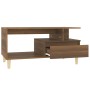 Mesa de centro madera contrachapada roble marrón 90x49x45 cm de vidaXL, Mesas de centro - Ref: Foro24-819619, Precio: 64,37 €...