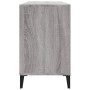 Mueble zapatero madera contrachapada gris Sonoma 102x36x60 cm de vidaXL, Zapateros y organizadores de calzado - Ref: Foro24-8...
