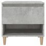 Mesita de noche madera contrachapada gris hormigón 50x46x50 cm de vidaXL, Mesitas de noche - Ref: Foro24-819540, Precio: 43,4...