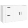 Aparador de madera contrachapada blanco 100x33x59,5 cm de vidaXL, Aparadores - Ref: Foro24-820996, Precio: 109,66 €, Descuent...