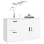 Aparador de madera contrachapada blanco 100x33x59,5 cm de vidaXL, Aparadores - Ref: Foro24-820996, Precio: 109,66 €, Descuent...
